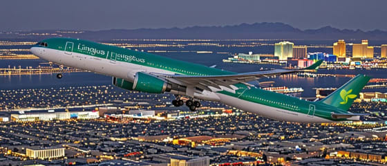 爱尔兰航空开通拉斯维加斯新季节性航班 点亮天空